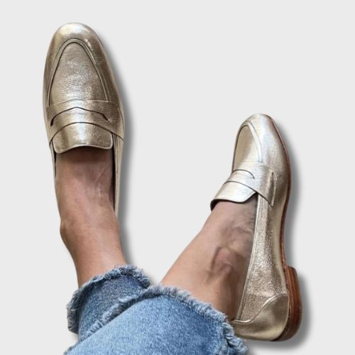 Sasha™ | Chic Patchwork Moccasin