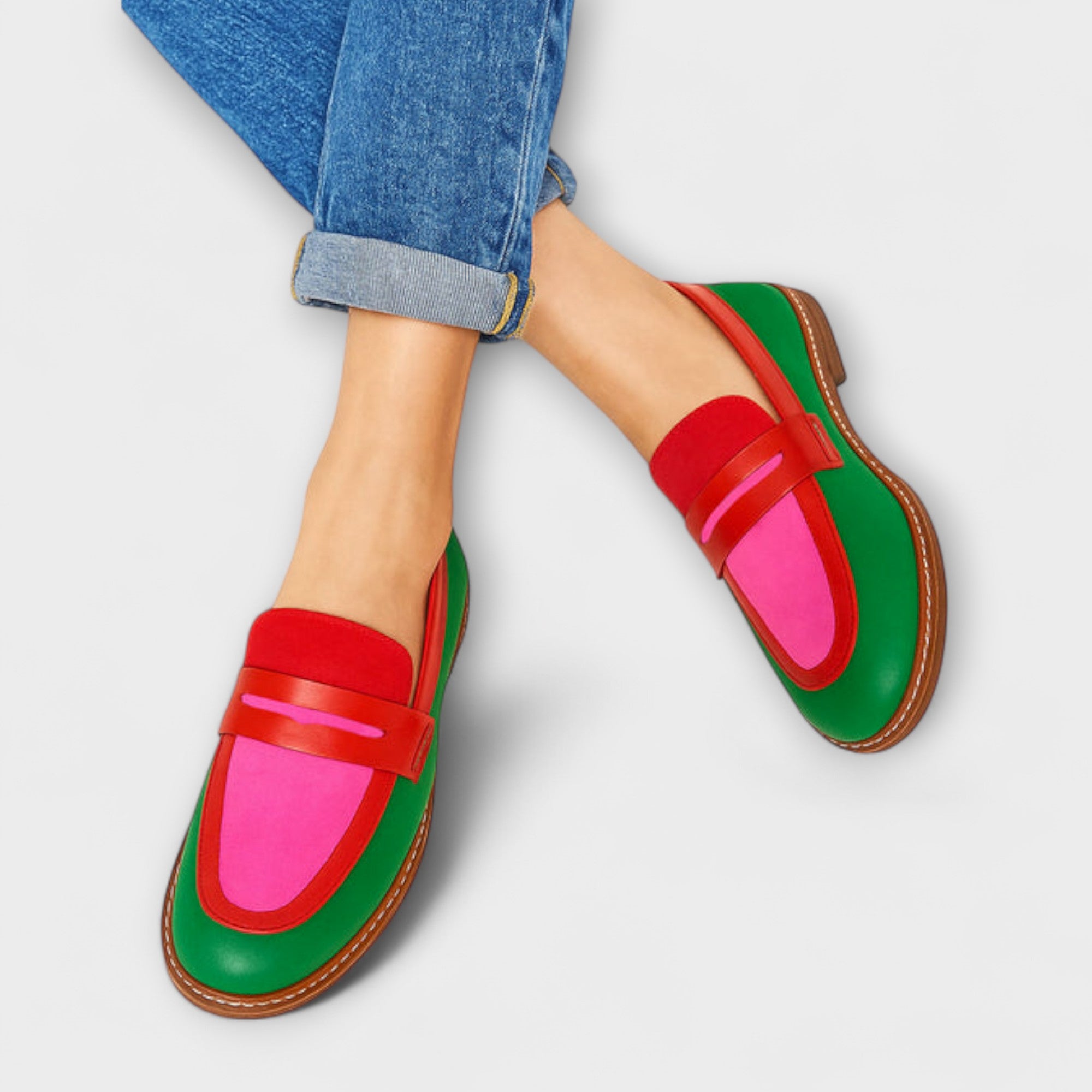 Nyla™ | Casual Contrast Loafers