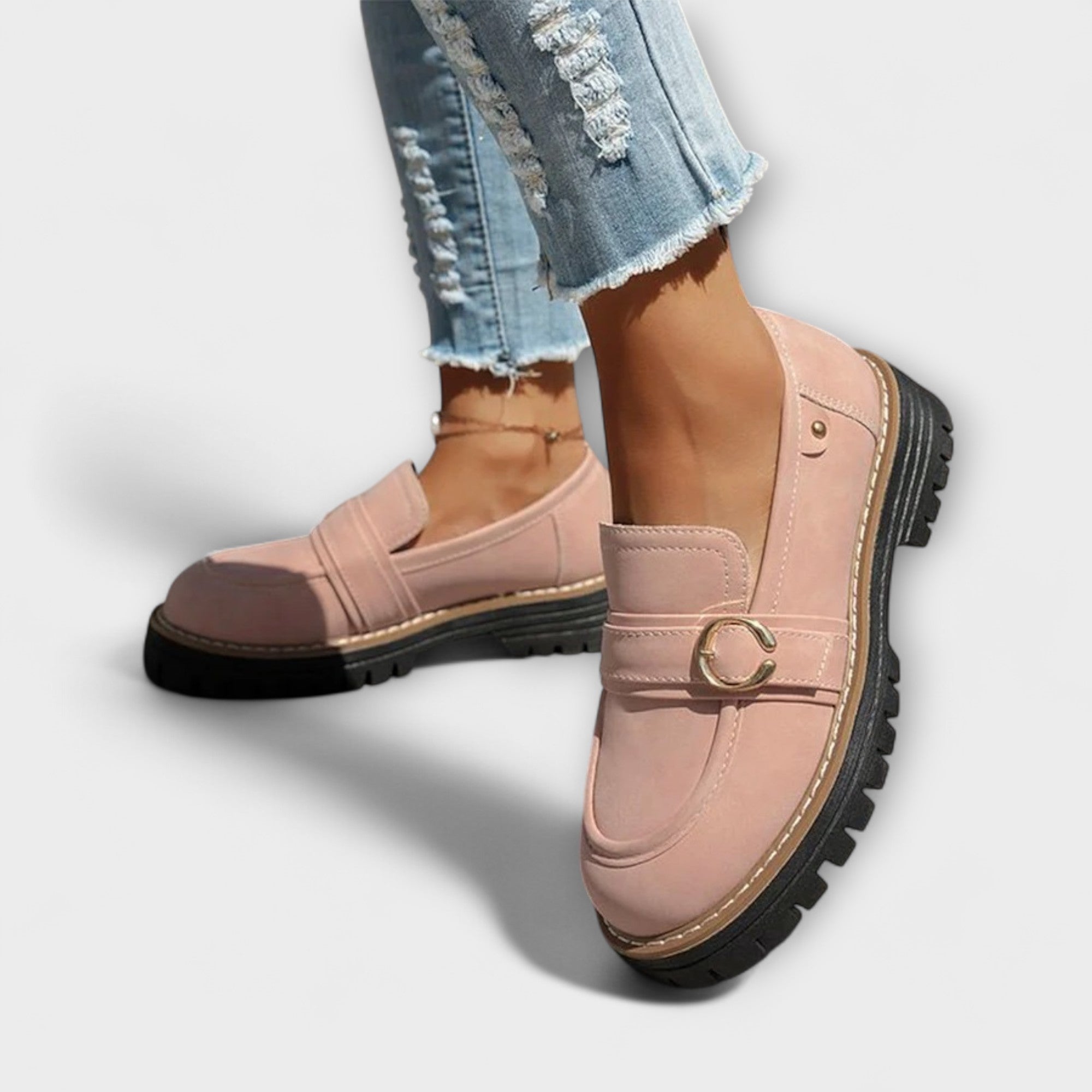 Lora™ | Casual Round Toe Loafers