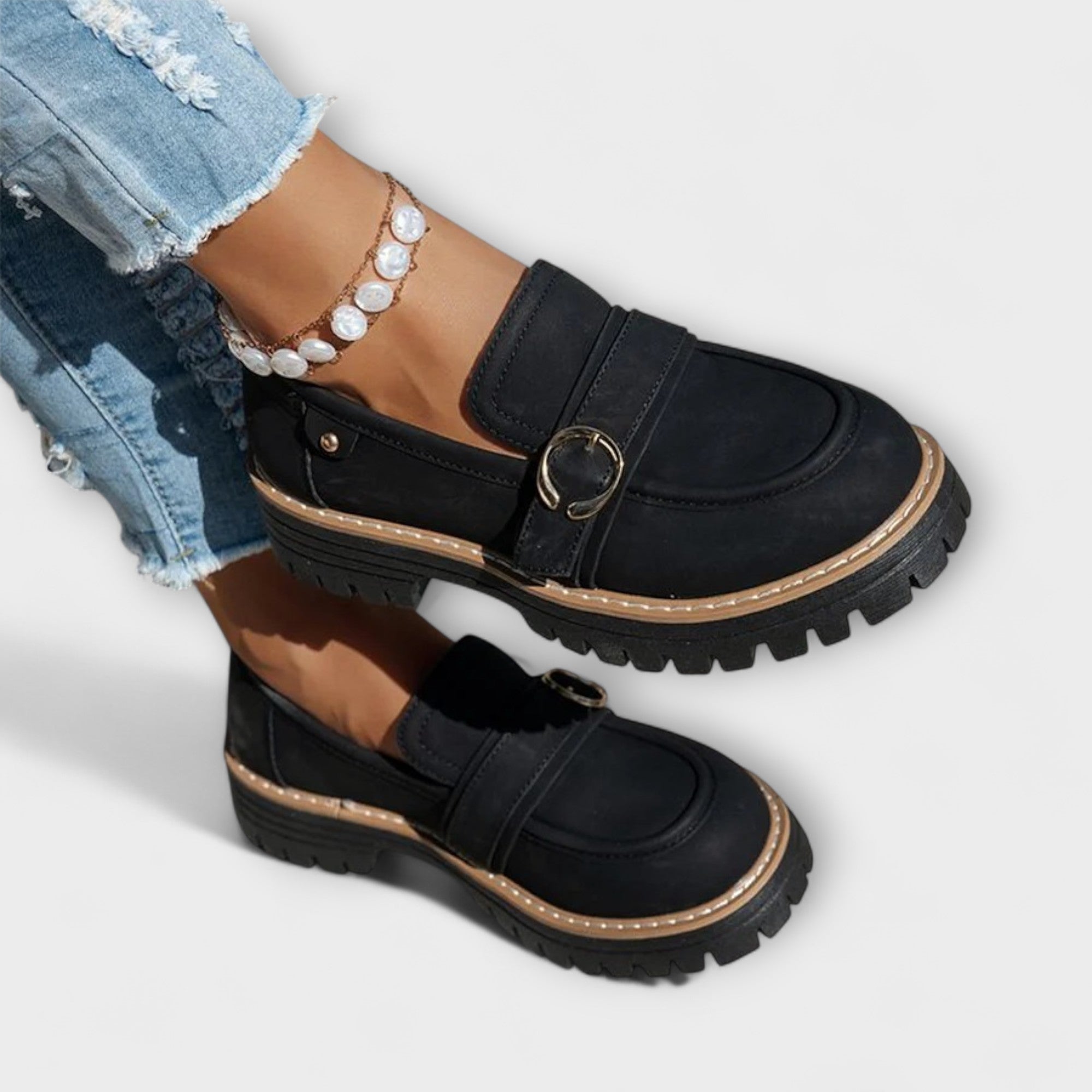 Lora™ | Casual Round Toe Loafers