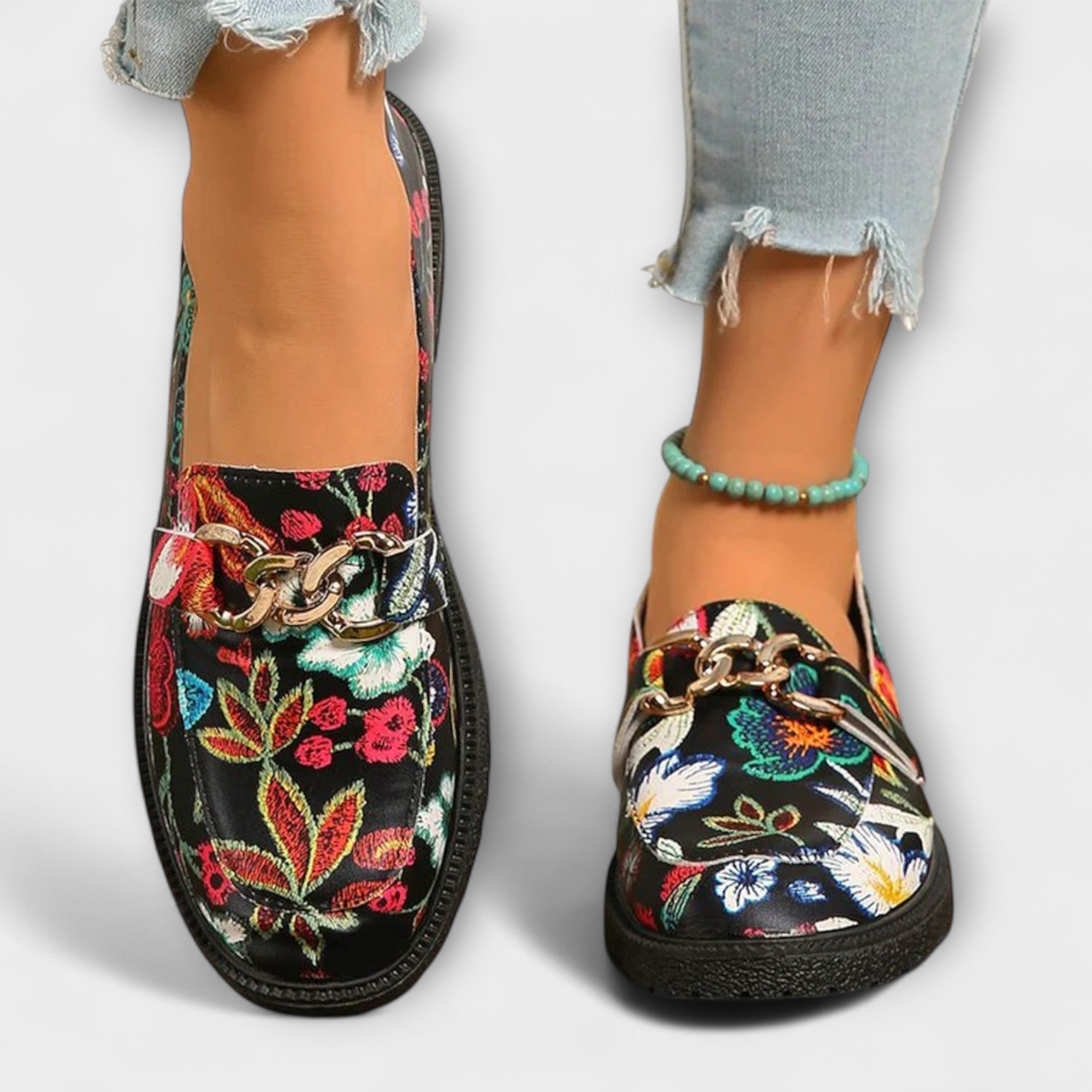Orla™ | Floral Print Loafers