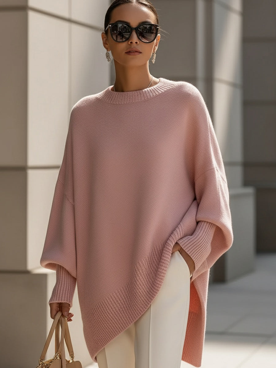 Aster | Oversized Poncho Sweater