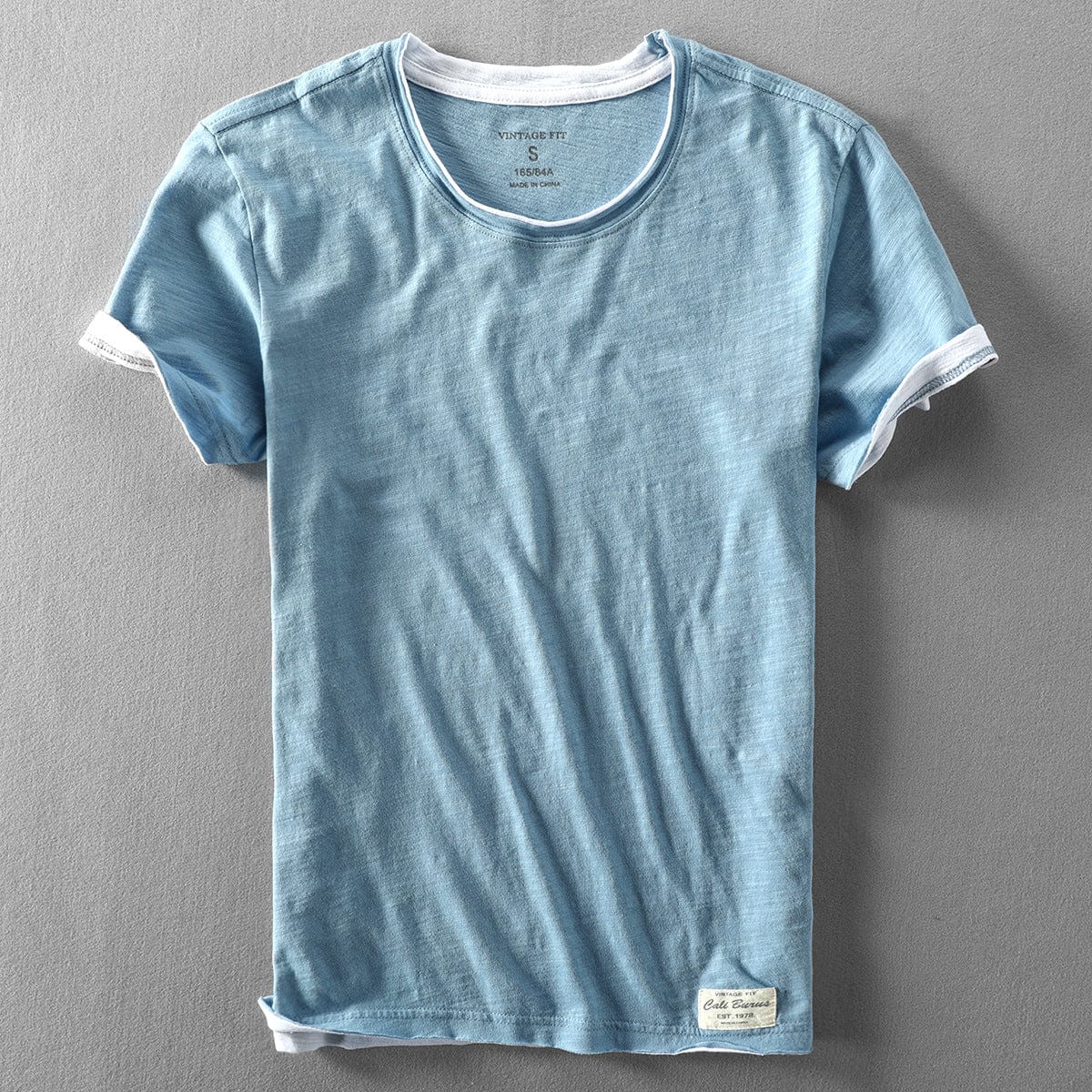 Elias Double-Layer Crew Neck Tee
