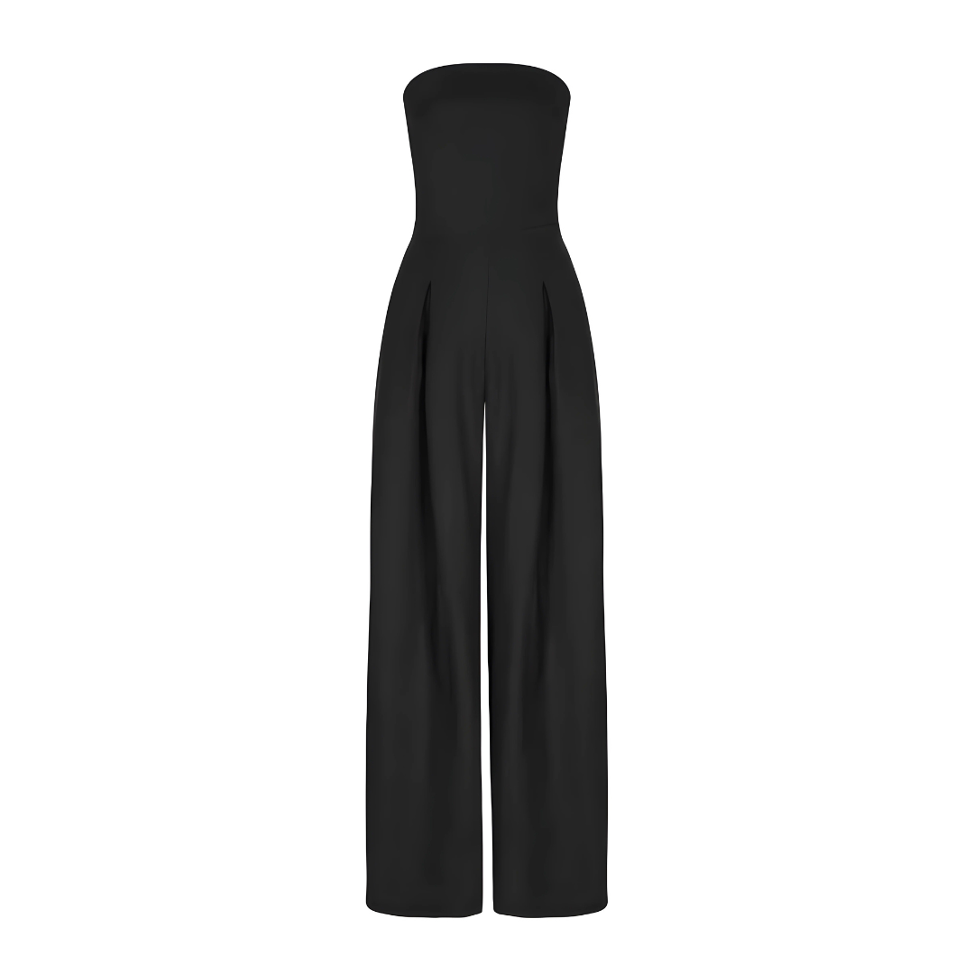 Amélie™ - SLEEK JUMPSUIT WITH NO SLEEVES