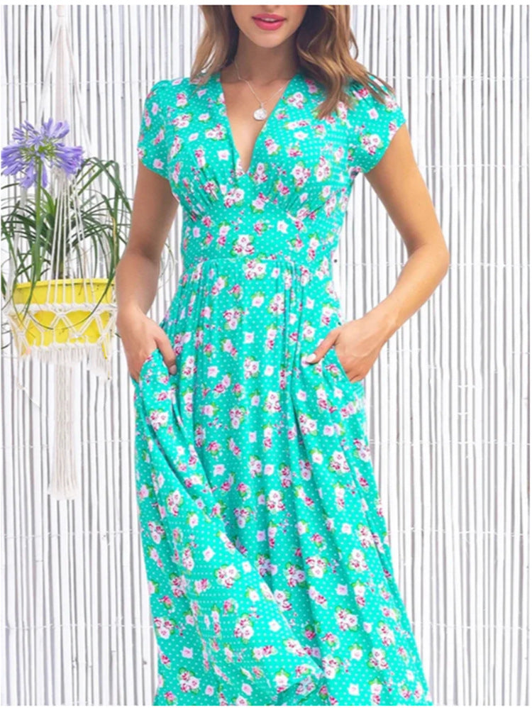 Fienna – Button-Front Midi Dress