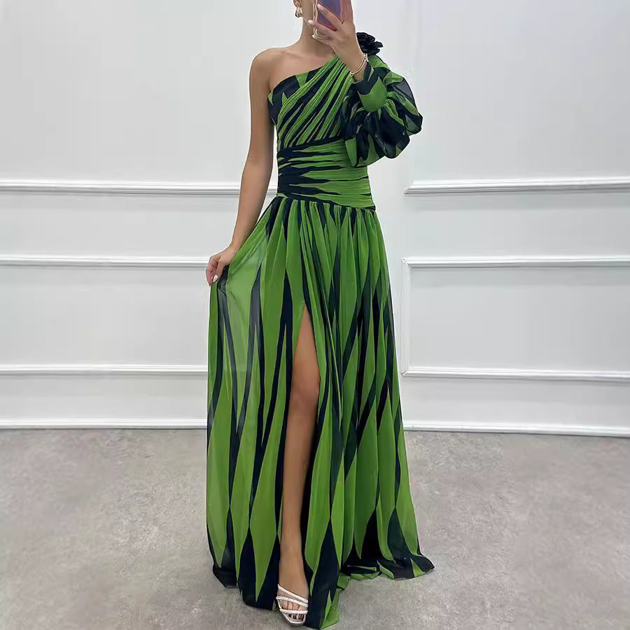 Noralie – Evening Dress with Pleated Look