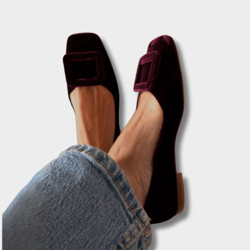 Noë™ | Suede Moccasins with Design
