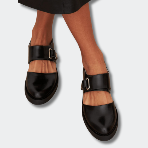 Hélène™ | Thick Buckle Loafers