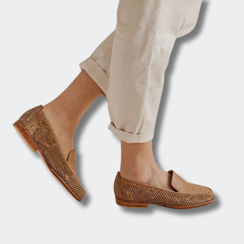 Camilia™ | Snake Print Loafers