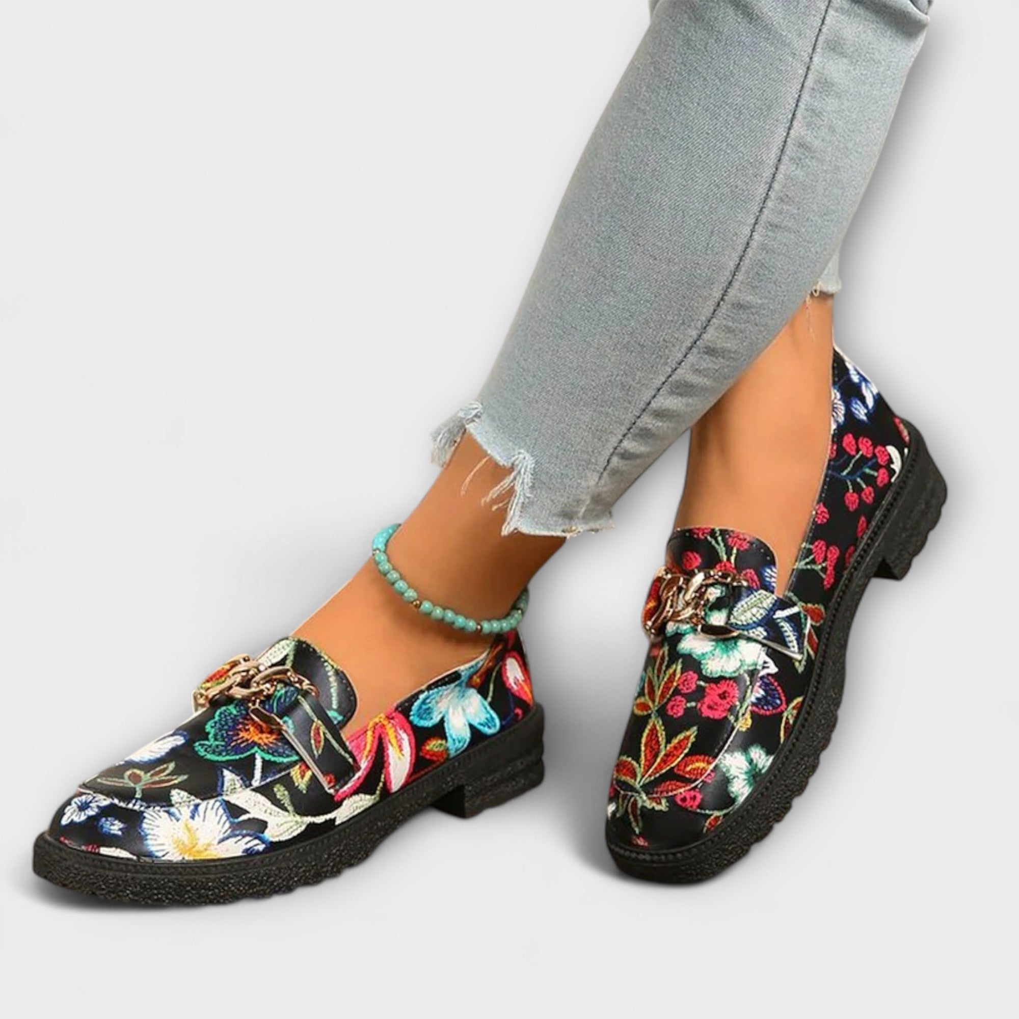 Orla™ | Floral Print Loafers
