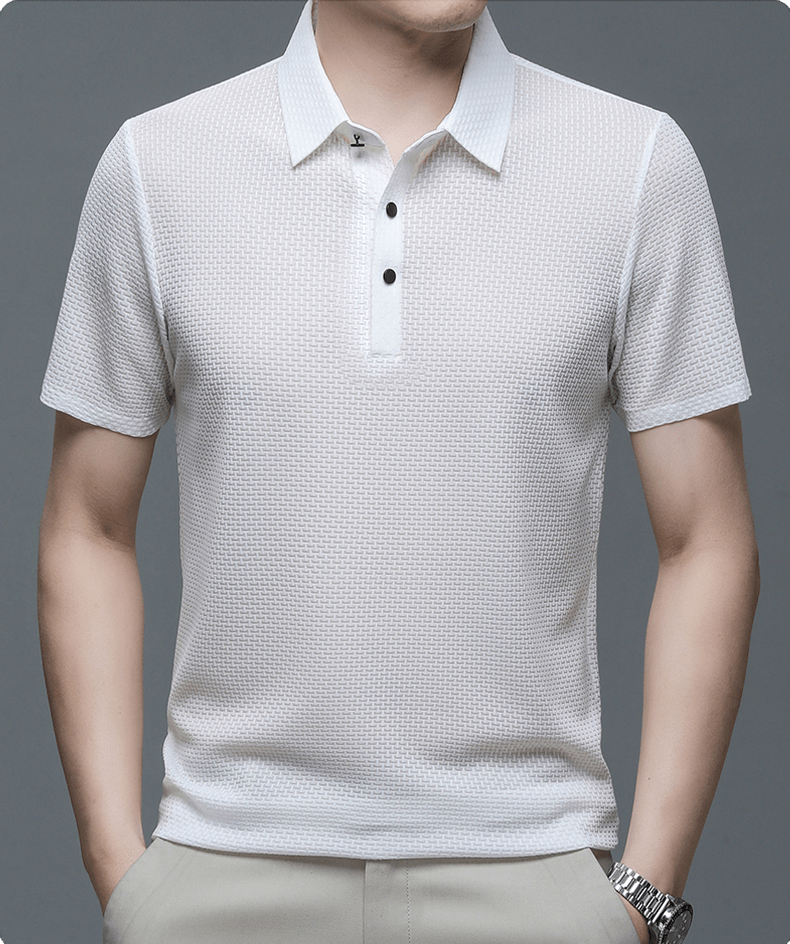 Bracciano Silk Polo Shirt